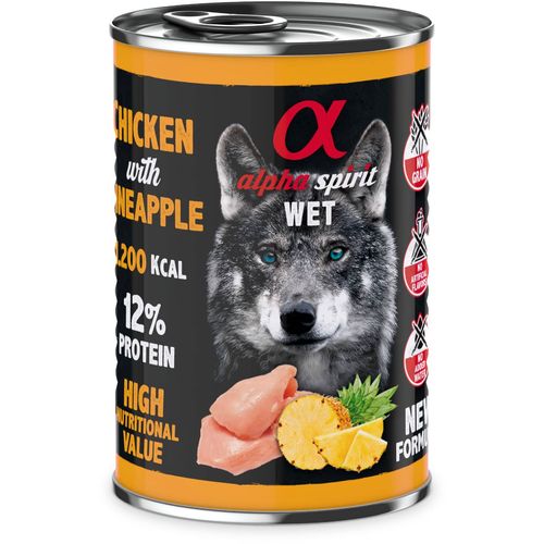 Alpha Snack Chicken&Pineapple, monoproteinska hrana za pse, piletina s ananasom, 400 g slika 1