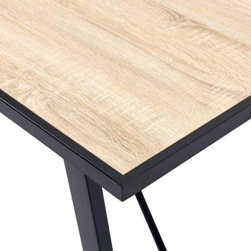 Blagovaonski stol boja hrasta 120 x 60 x 75 cm MDF slika 22