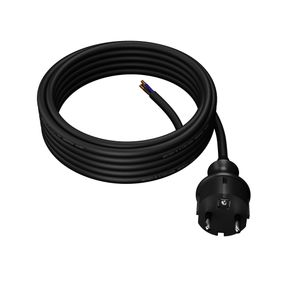 AWTools kabel s utikačem 2m 2x1,5 crni H05VV-F