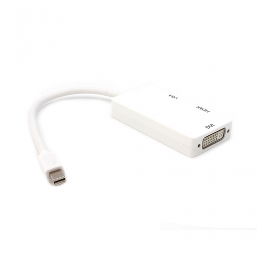 Adapter kabl za Apple mini DP na HDMI VGA DVI beli slika 3