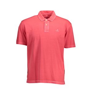 GANT MEN'S PINK SHORT SLEEVE POLO SHIRT