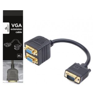 CC-VGAX2-20CM Gembird VGA splitter kabl 20cm