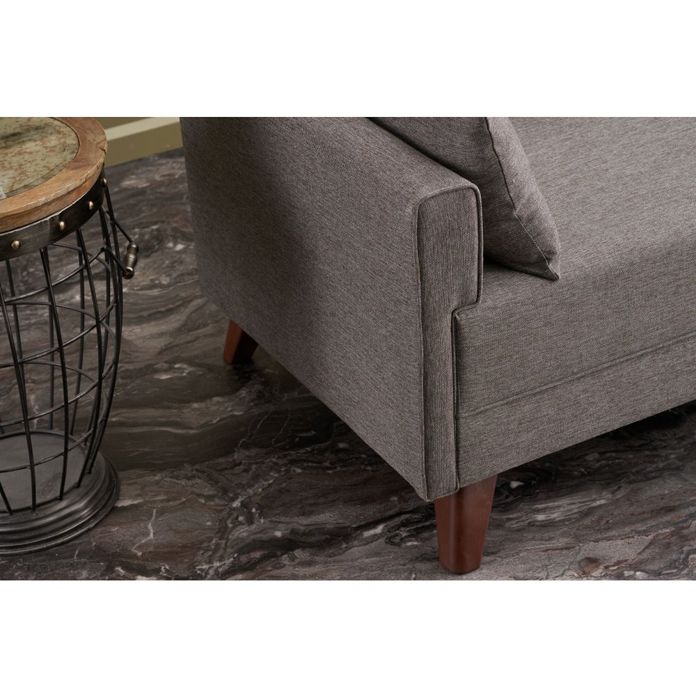 Bella Sofa za 3 Osobe - Braon slika 4