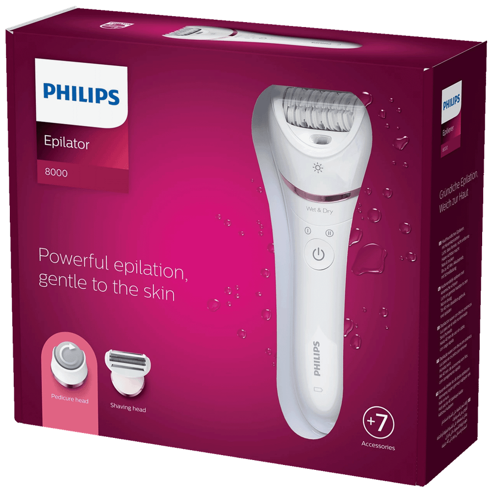 Philips Epilator za suhu i mokru kožu, Series 8000 - BRE730/10 slika 4