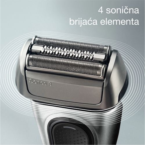 Braun brijaći aparat 8517s SREBRNI slika 5