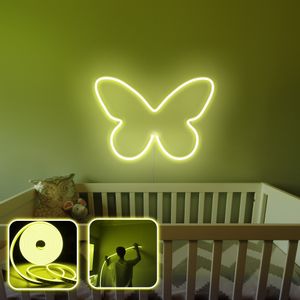 Butterfly - Medium - Yellow Yellow Decorative Wall Led Lighting