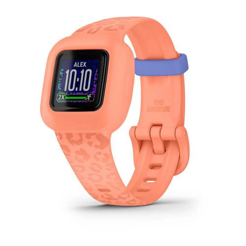 Garmin uređaj za praćenje fitness aktivnosti za djecu vivofit jr. 3, Peach Leopard slika 1