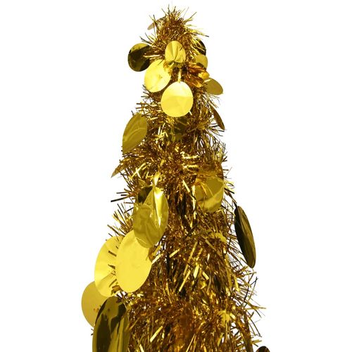 Prigodno umjetno božićno drvce zlatno 120 cm PET slika 10