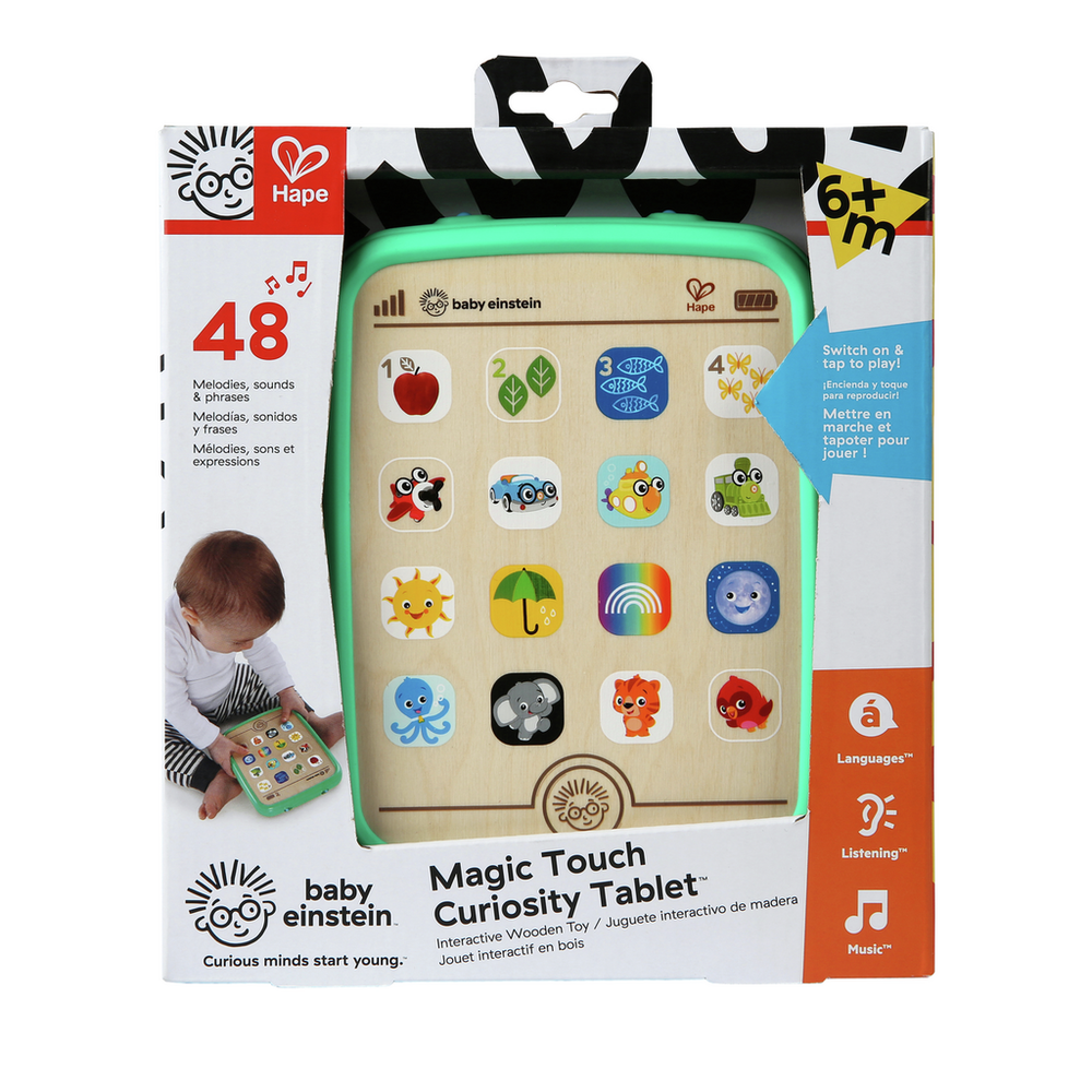 Hape Muzički drveni tablet Magic Touch Curiosity DE/IT/EN 800853  slika 4
