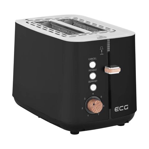 ECG ST 2768 Timber Black Toster slika 5