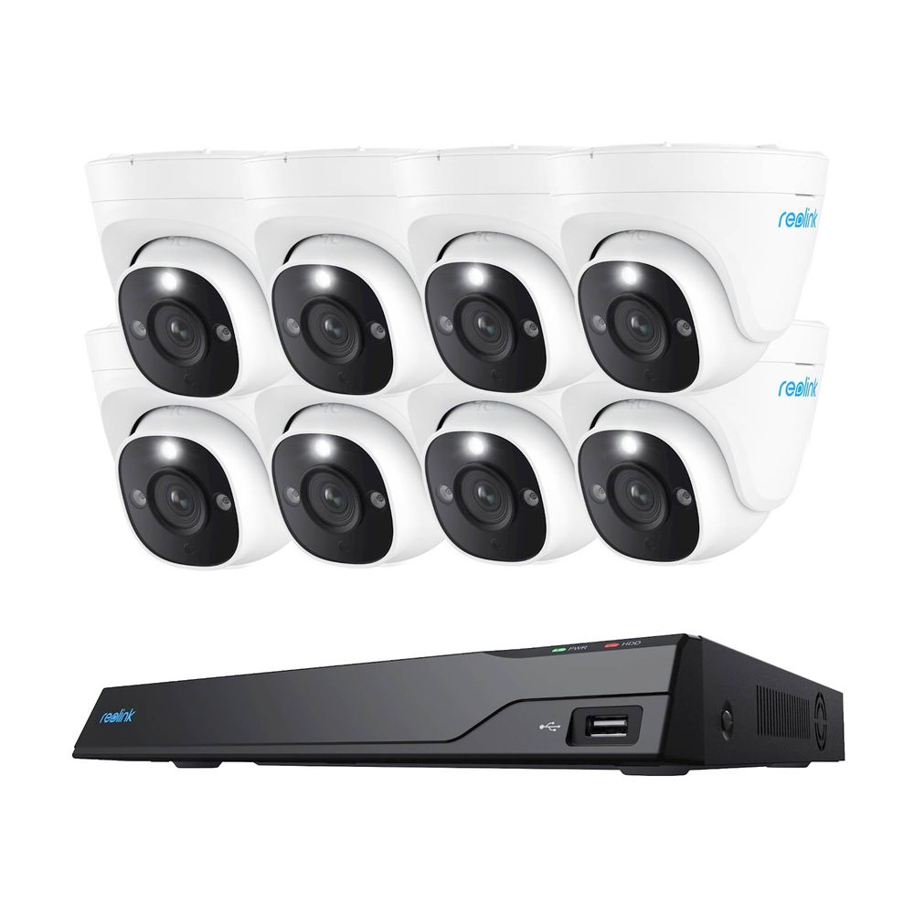 Reolink NVR Snimač NVS16-8MD8 4K, 8MP, 16 kanalni NVR, 4TB HDD, 8x Kamera POE slika 1