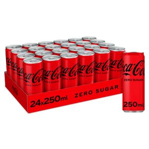 Coca-Cola Zero limenka 24x250ml XXL