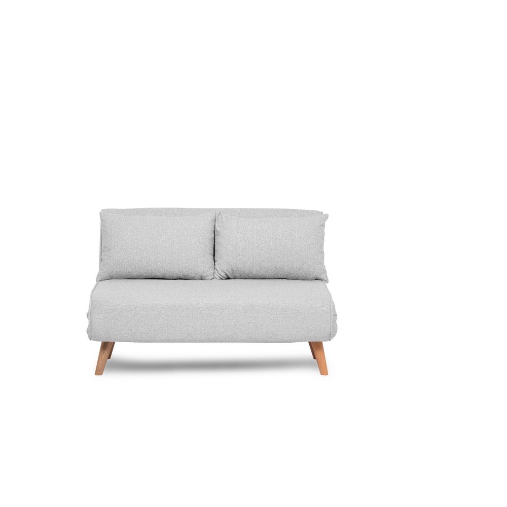 Folde 2-Sjedalni - Tkanina Teddy - Siva 2-Sjedalna Sofa na Razvlačenje slika 7