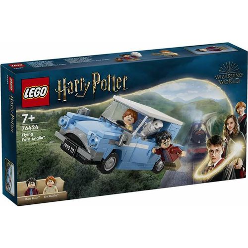 Igra Gradnje Lego Harry Potter 76424 The Flying Ford Anglia Pisana slika 1