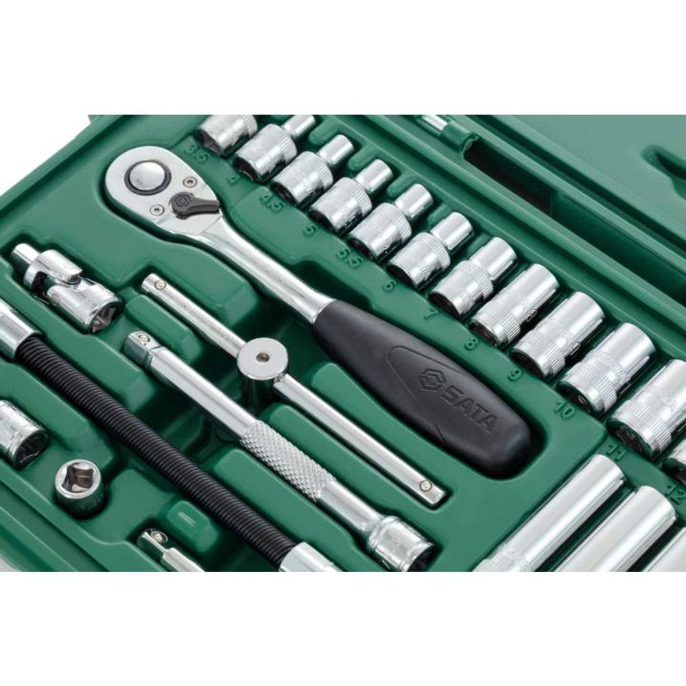 Sata Set nasadnih ključeva 1/4" 3,5-14 mm 36 kom. ST09001SJ slika 3