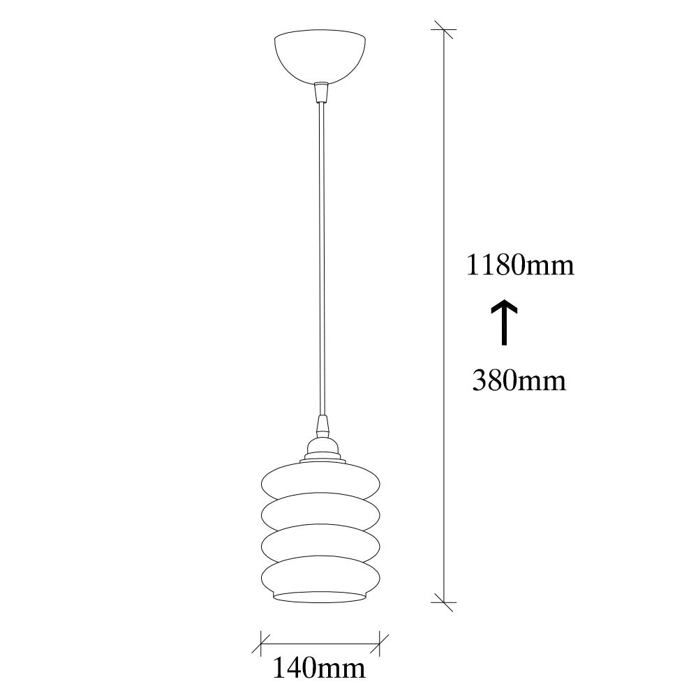 Dimnjeni Luster - 060 Fume slika 3