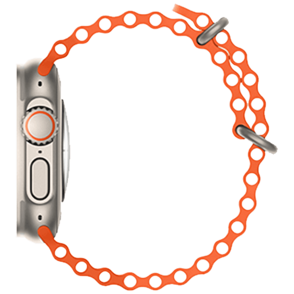 hoco. Silikonski remen za iWatch, 42/44/45/49mm, orange - iWatch WA12 Orange slika 2