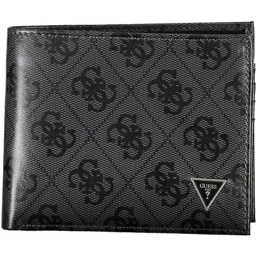 GUESS JEANS BLACK MEN'S WALLET slika 1