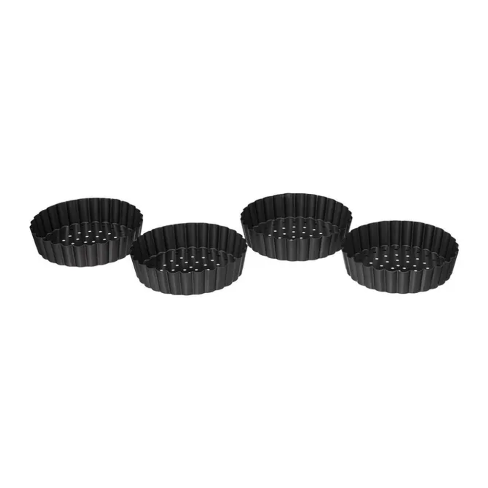 Five set kalupa za mini košarice 10x10x2,3cm čelik/ptfe tamno siva 4/1 slika 1