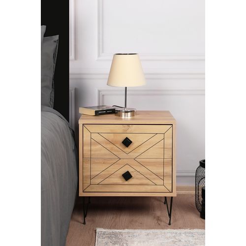 Luna - Pine Pine Nightstand slika 1