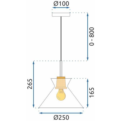 Lampa Viseća APP1183-1CP B slika 8
