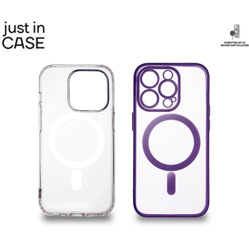 2u1 Extra case MAG MIX paket LjUBIČASTI za iPhone 14 Pro slika 1