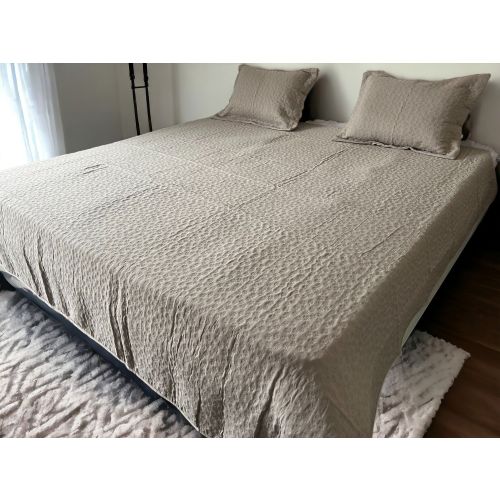 Prekrivač Elegance 250x260cm i 2 jastučnice Grey slika 1