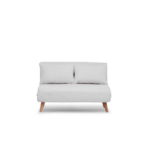 Atelier Del Sofa Dvosjed, Folde 2-Seater - Teddy Fabric - Cream slika 10