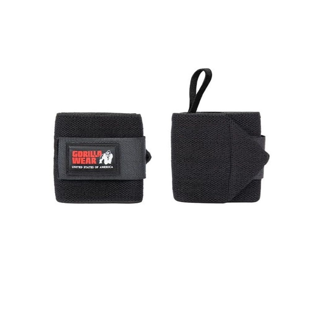 Gorilla Wear Steznici za zglobove BASIC, Crno/Crveni slika 1