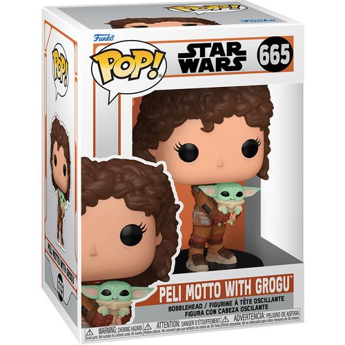 POP figure Star Wars Mandalorian 9 Peli Motto with Grogu slika 2