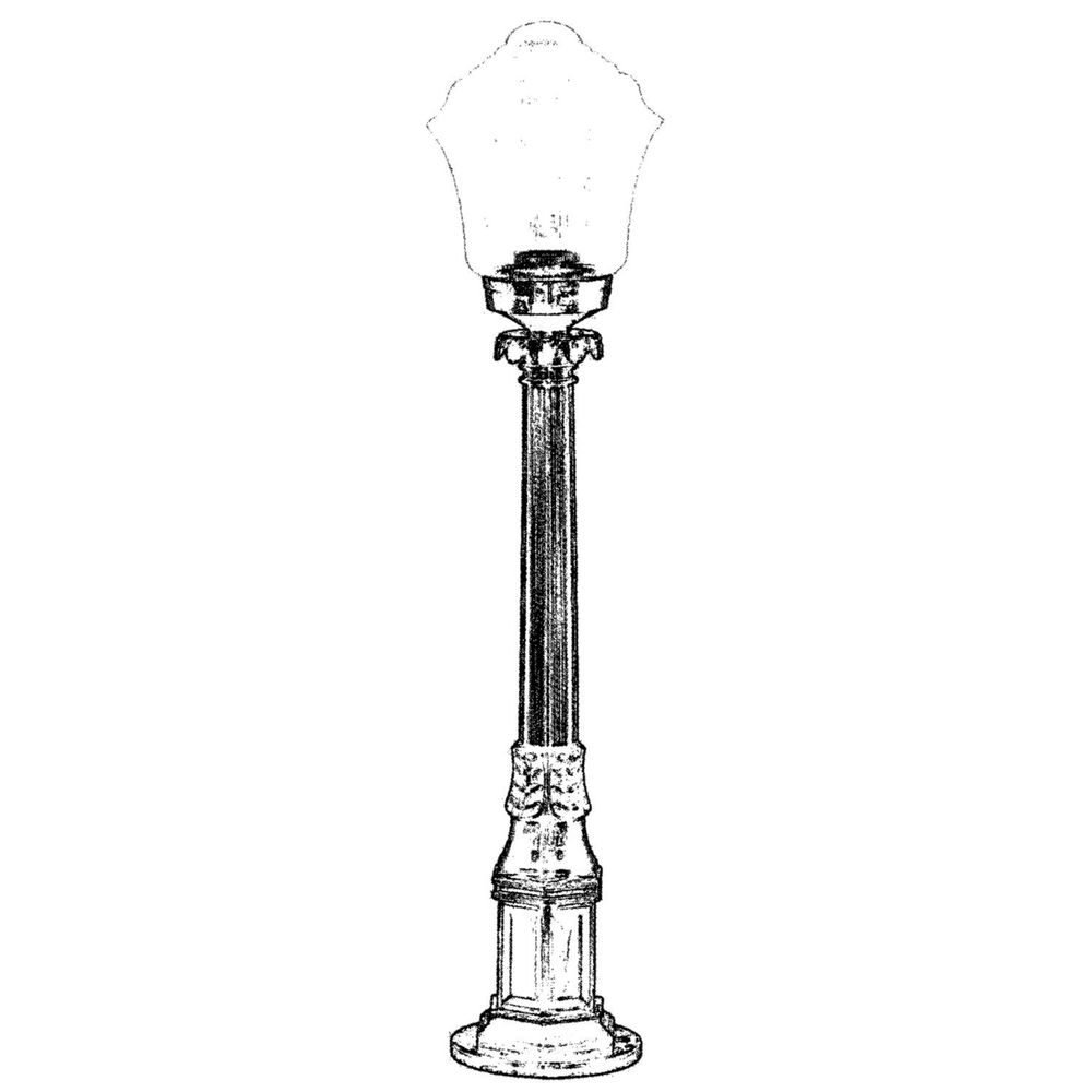 BSU-68201-BSY-M1-B Crna Spoljašnja Podna Lampa slika 2