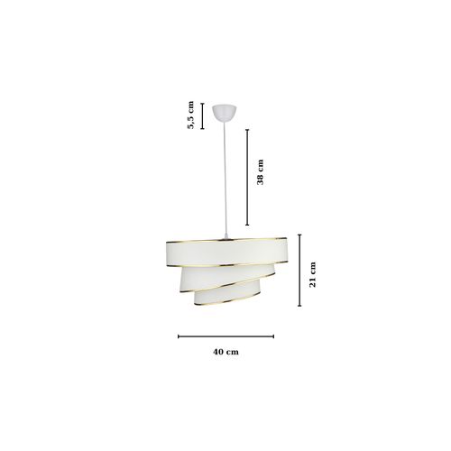 KS-2001 WhiteGold Chandelier slika 5