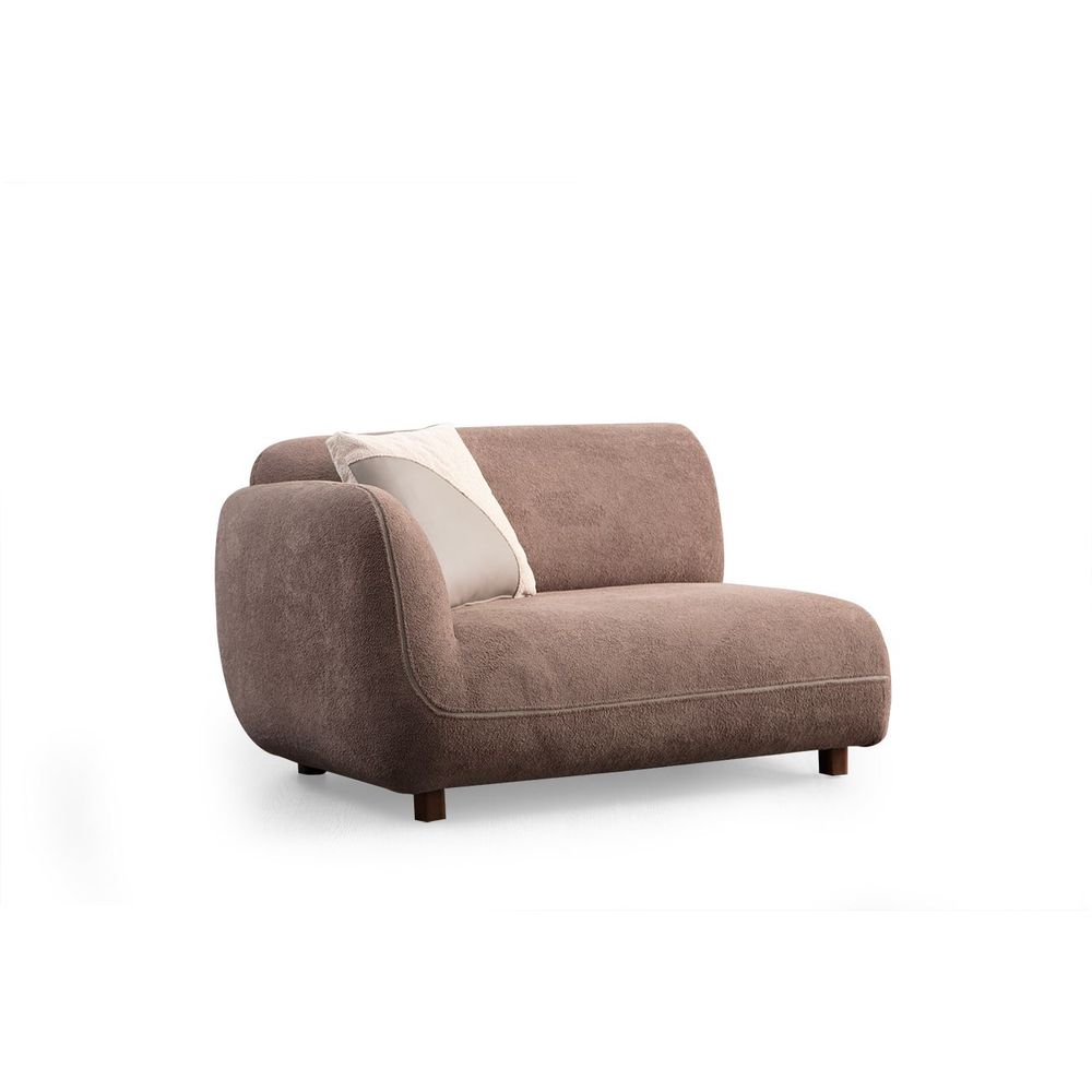 Ugaona sofa Pavia Corner 7 (L1,5+Cx+O1+O1+Chlr) - boje: krem smeđa slika 7