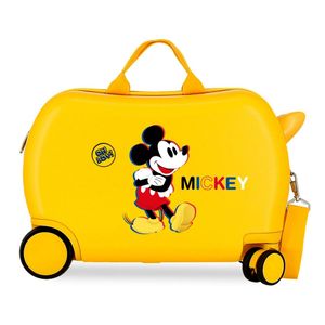 Disney Kofer 45 cm ABS, dječiji Mickey 3D Ocre 2921022, žuti