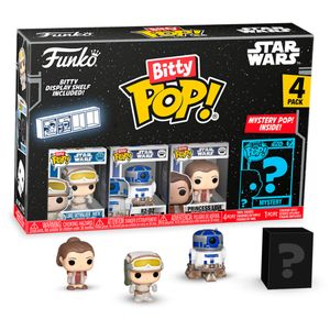 Blister 4 figures Bitty POP Star Wars Luke Skywalker