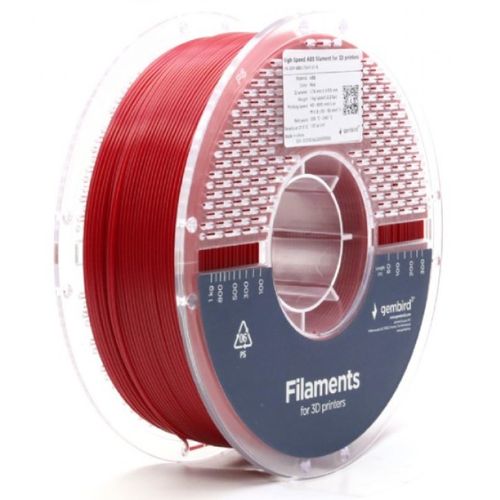 3DP-ABS1.75HY-01-R ABS filament velike brzine za 3D stampac 1.75mm, kotur 1KG RED slika 1