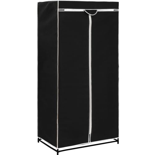 282441 Wardrobes 2 pcs Black 75x50x160 cm slika 5