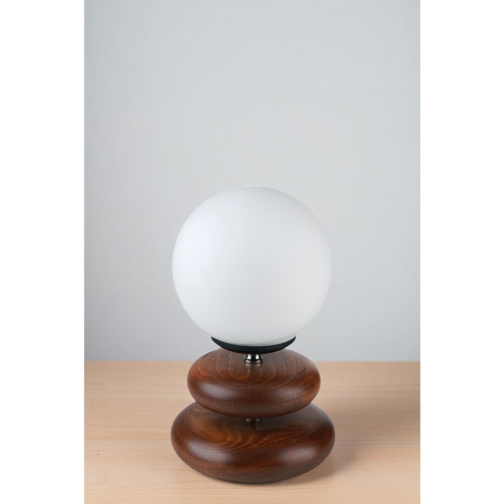 Bijela orahova stolna lampa 8901-3 slika 1