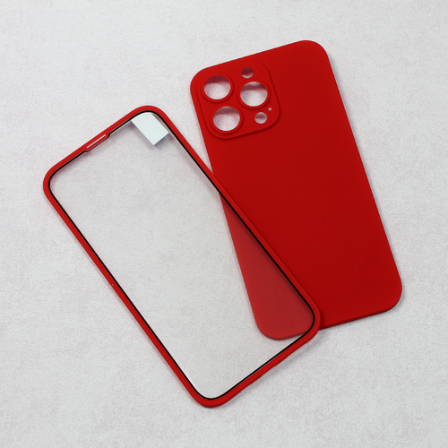 Torbica Slim 360 Full za iPhone 13 Pro 6.1 crvena slika 1