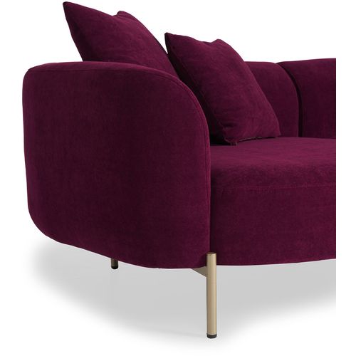 Ugaona Sofa Macaroon - Fuchsia Fuchsia slika 5