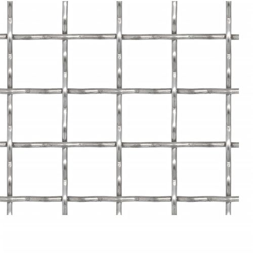 Vrtna mrežasta ograda od nehrđajućeg čelika 100x85 cm 11x11x2 mm slika 15