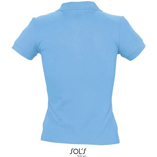 PEOPLE ženska polo majica sa kratkim rukavima - Sky blue, XL  slika 6
