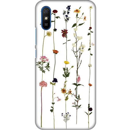 Torbica Silikonska Print Skin za Xiaomi Redmi 9A Flower slika 1