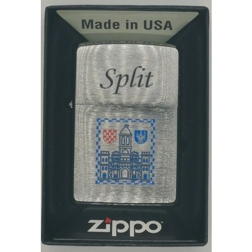 Zippo upaljač metalni na benzin 200 Split slika 1