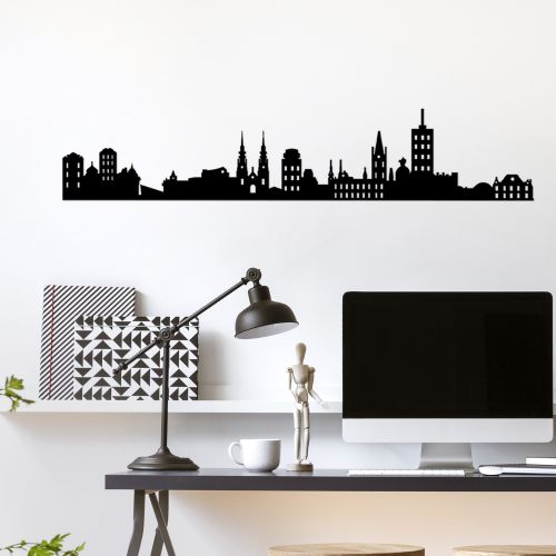 Wallity Metalna zidna dekoracija, Ottowa Skyline slika 2