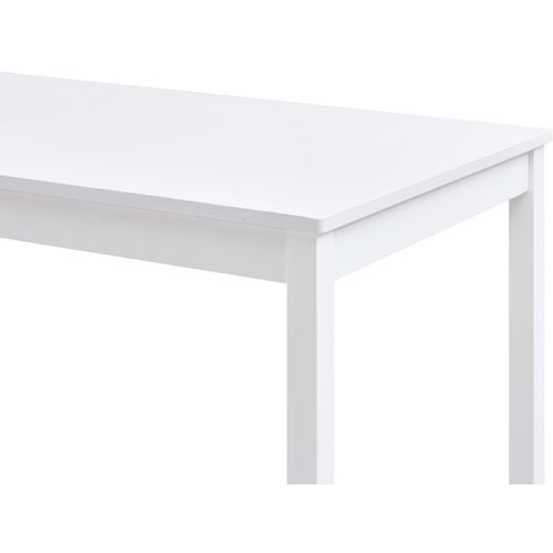 Blagavaonski stol bijeli 140 x 70 x 73 cm od borovine slika 12
