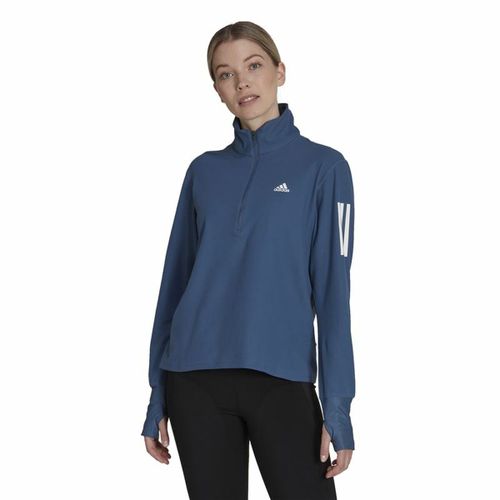 Ženska majica dugih rukava Adidas Own the Run 1/2 Zip Indigo L slika 8