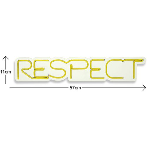 Wallity Ukrasna plastična LED rasvjeta, Respect - Yellow slika 5