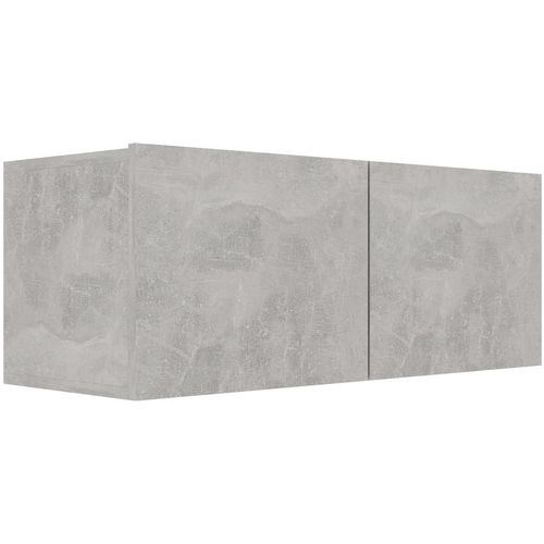 3-dijelni set TV ormarića siva boja betona od iverice slika 5