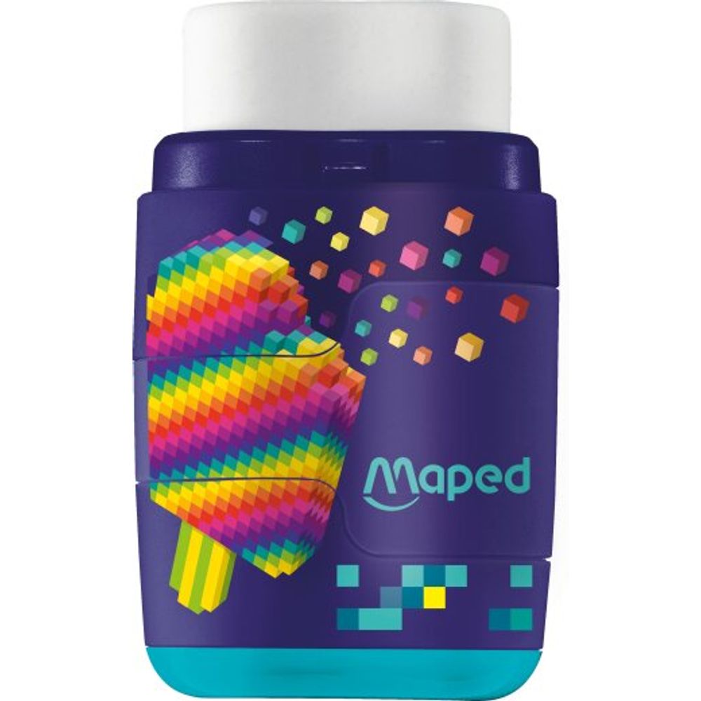 Maped Gumica + šiljalo Connect Pixel Party slika 2